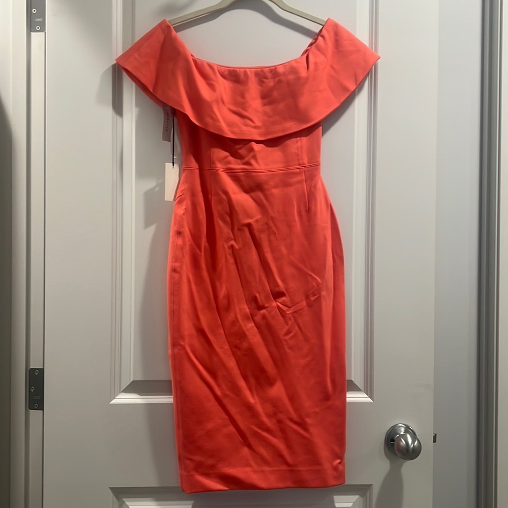 Babaton off the shoulder dress